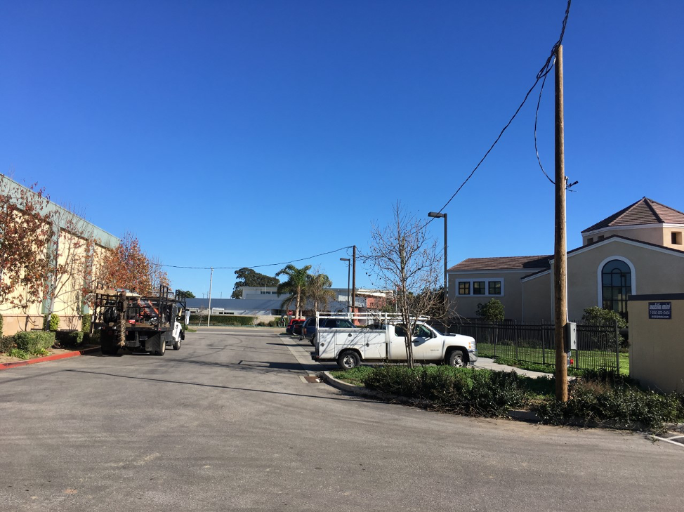 temporary power pole clearance